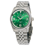 Islander Manhasset 36mm Automatic Watch with Green Mother of Pearl Dial #ISL-217 zoom
