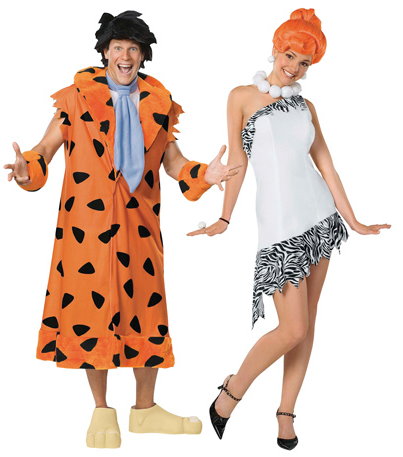 Fred and Wilma Flintsone Couples Costume Picture Fred and Wilma Flintsone Couples Costume